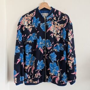 Zara Floral Bomber Jacket